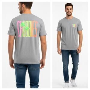 Chubbies NWT Palm Tree Neon Tee Men’s size Large